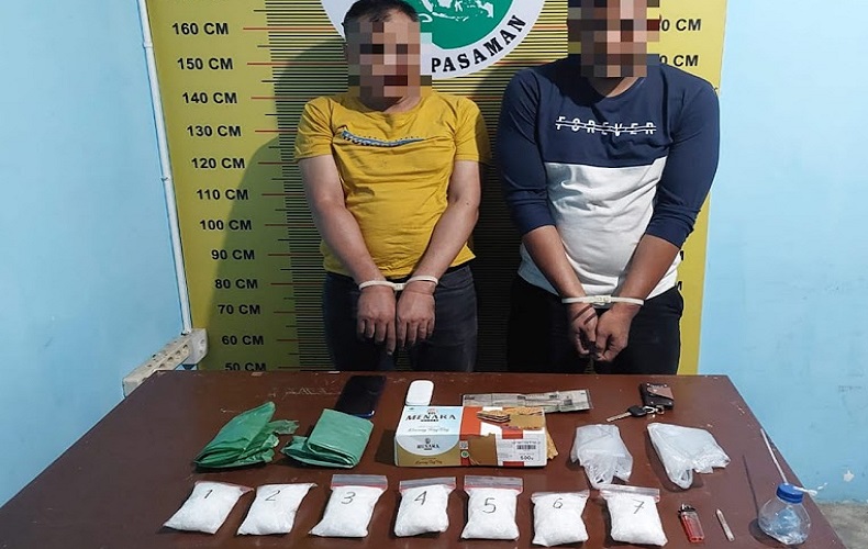 Bawa 700 Gram Sabu, 2 Residivis Ini Ditangkap Polisi