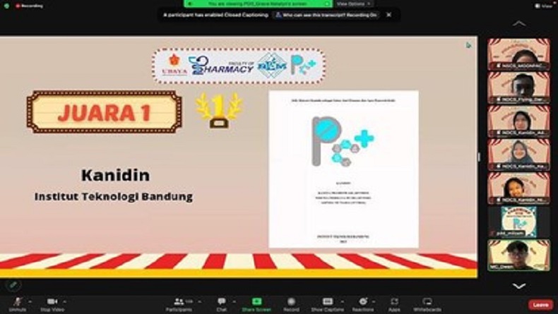 Sulap Daun Kelor Jadi Skincare, Mahasiswa ITB Raih Juara 1 Pharmacy Competition 2023
