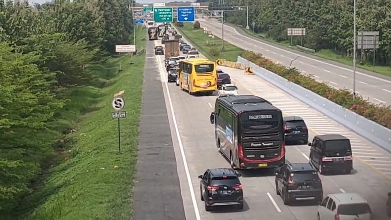 Tol Palikanci-Cipali Cirebon Padat Merayap, Kecepatan hanya 40 Km per Jam