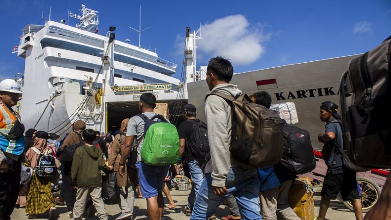 10.000 Orang Mudik ke Pulau Jawa lewat Pelabuhan Trisakti Banjarmasin