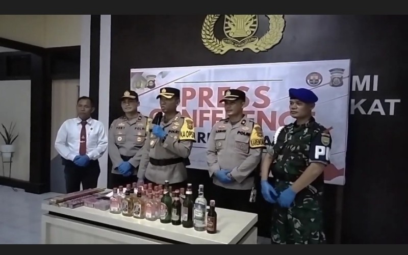 Operasi Pekat Polres Lahat Ungkap Perdagangan Miras hingga Prostitusi Online
