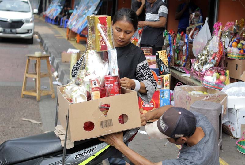 Pelarangan ASN Terima Bingkisan Lebaran Tak Pengaruhi Penjualan Parcel di Kawasan Barito Jaksel  - Bagian 1