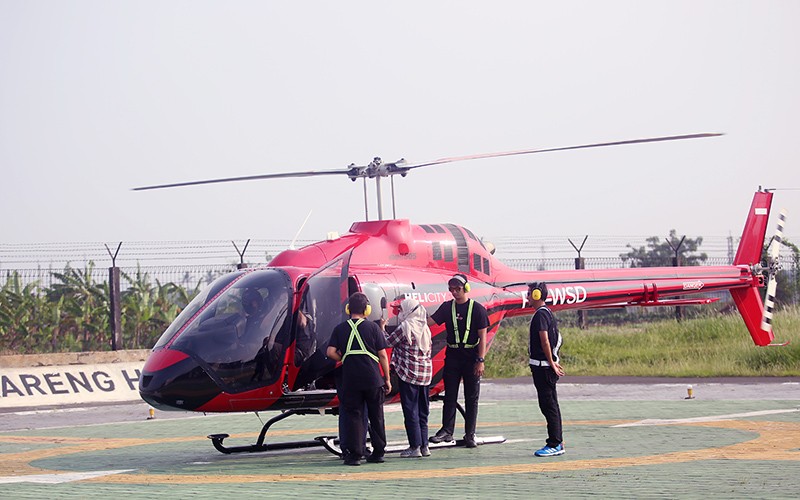 Mudik Naik Helikopter Durasi Penerbangan 40 Menit Tarif Rp12 Juta, Minat? - Bagian 1