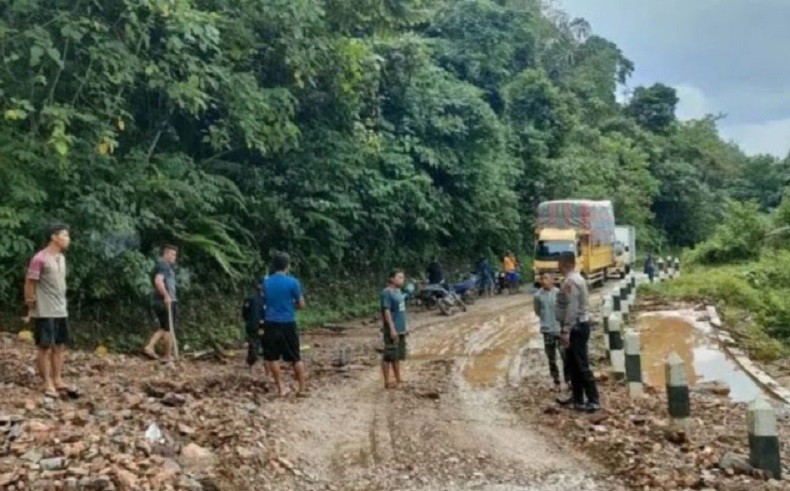 3 Jalur Mudik di Kerinci Jambi Rawan Longsor, Ini Lokasinya
