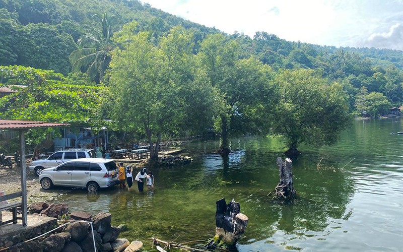 Lelahnya Perjalanan Jauh Mudik Hilang dengan Melihat Keindahan Danau Singkarak - Bagian 3