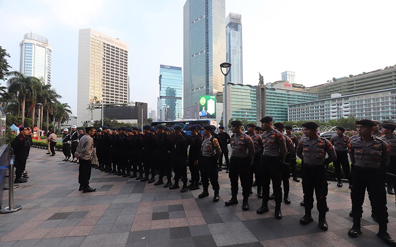 Apel Pengamanan Malam Takbiran di Kawasan Bundaran HI - Bagian 2