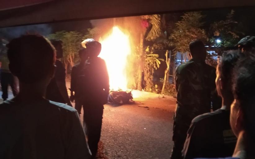 Ribut Dua Kelompok di Banguntapan, Sepeda Motor Ludes Dibakar 