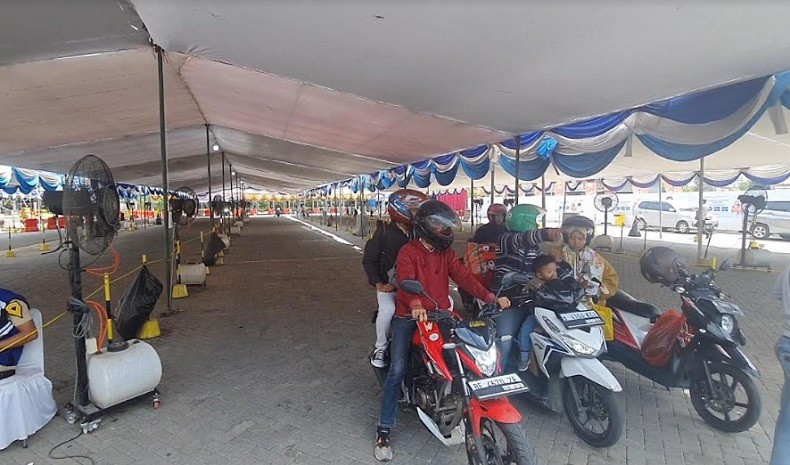 Pelabuhan Ciwandan Jumat Siang Sepi, Pemudik Motor Berkurang