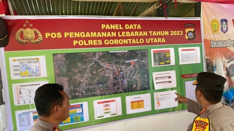Kapolres Gorontalo Utara Pastikan Perbatasan Kondusif jelang Lebaran