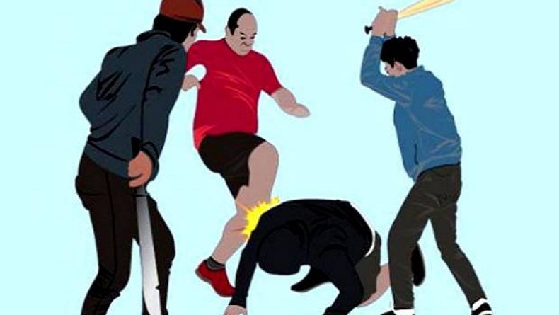 Aniaya Warga Pakai Badik, 2 Pria Bitung Ditangkap Polisi