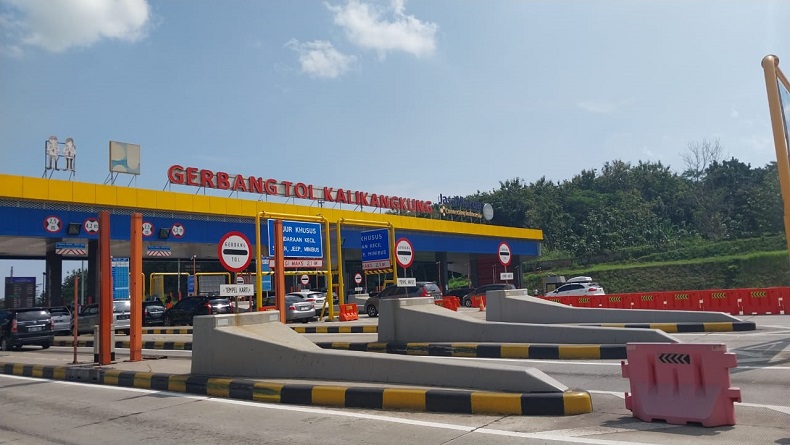 Arus Balik Lebaran, Gerbang Tol Kalikangkung Semarang Terpantau Lancar 