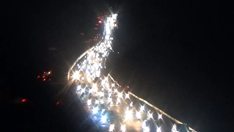 Tol Cipularang Padat, Ribuan Kendaraan Antre dari Kopo Kota Bandung hingga Purwakarta