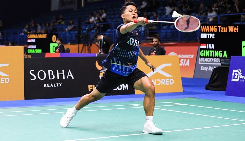 Hasil Badminton Asia Championships 2023: Comeback Dramatis! Ginting Taklukkan Li Shi Feng