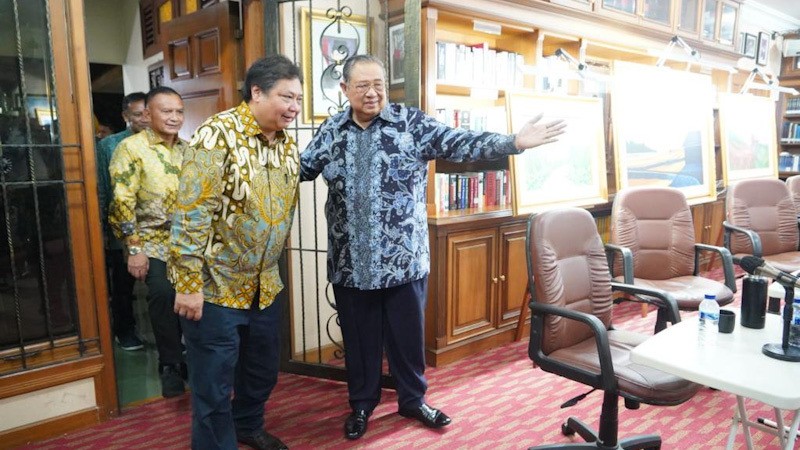 Bertemu SBY, Airlangga Ajak Demokrat Bekerja Sama Loloskan RI dari Jebakan Middle Income Trap - Bagian 1