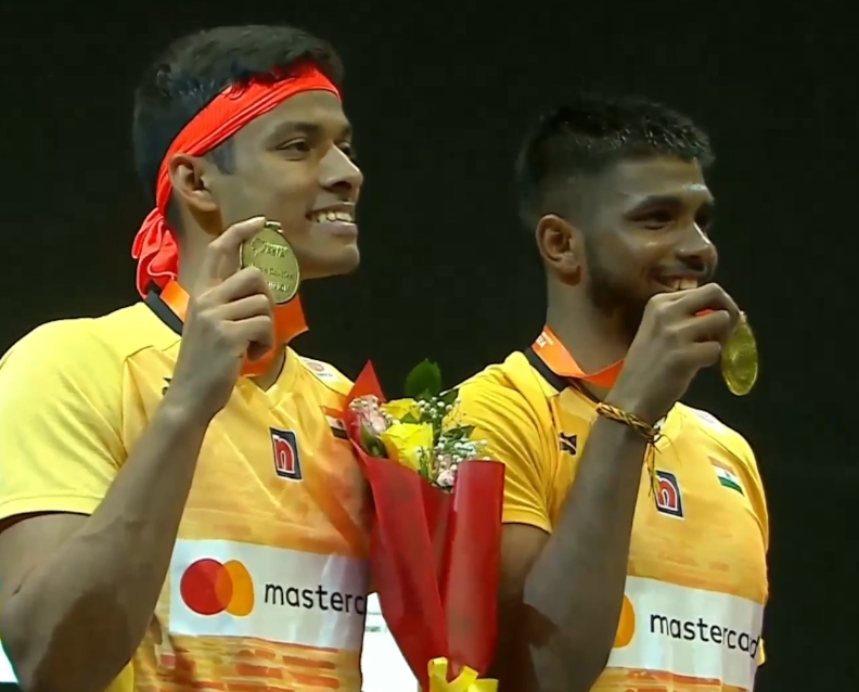 Hasil Final Indonesia Open 2023 Rankireddy/Shetty Ukir Sejarah Usai