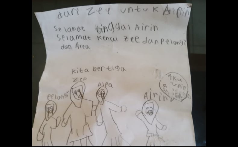 Pilu, Ini Coretan Anak di Gresik sebelum Tewas Dibunuh Ayah Kandung