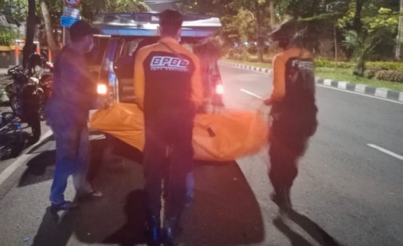 Kecelakaan Di Surabaya, Pemotor Tewas Usai Tabrak Pembatas Jalan