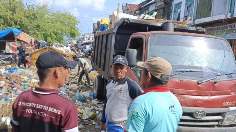 Efek Libur Lebaran, Produksi Sampah di Aceh Barat Turun 20 Ton