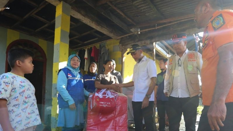 Kunjungi Korban Banjir Deli Serdang, Wagub Sumut: Ini Sulit Diprediksi, Tolong Waspada 
