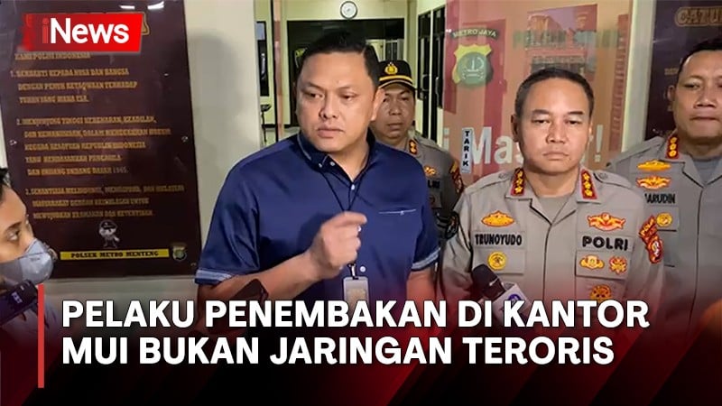 Kasus Penembakan Kantor MUI, Polisi Amankan Istri Dan Keluarga Pelaku