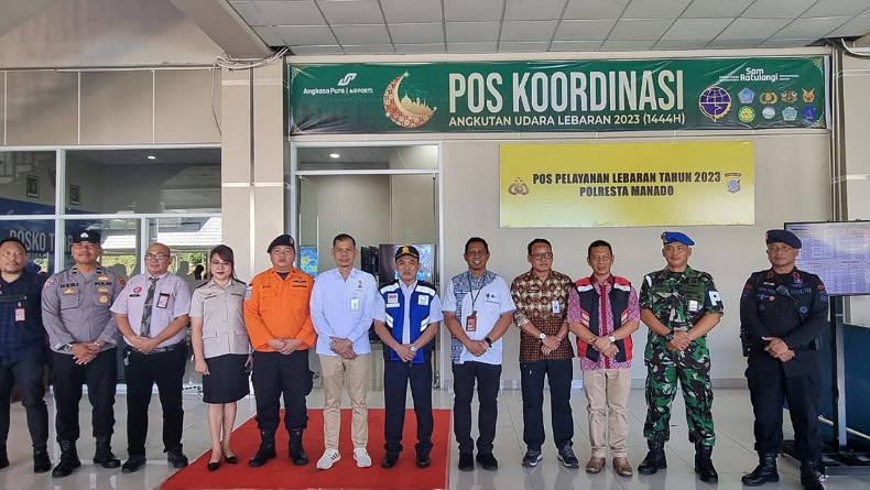 Bandara Sam Ratulangi Manado Layani 80.000 Penumpang saat Arus Mudik Lebaran