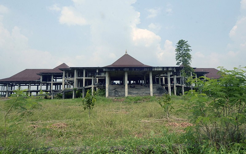 Penampakan Kantor Pemprov Lampung Makan APBD-APBN Rp1,2 T Kini Terbengkalai - Bagian 1