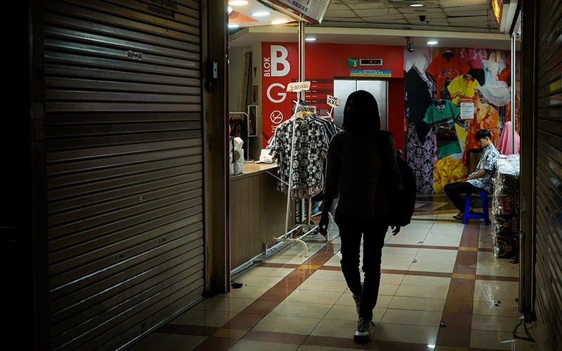 Foto Pasar Tanah Abang Masih Sepi usai Libur Lebaran - Bagian 2