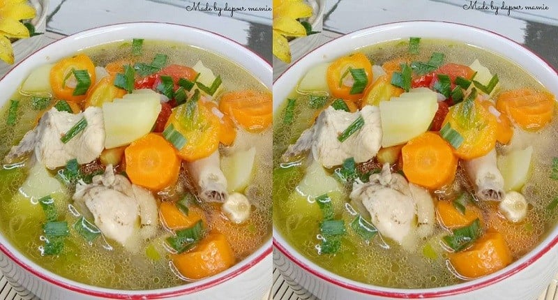 Resep Sayur Sop Ayam Kuah Bening Yang Enak Untuk Menu Sehari Hari