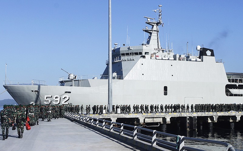 Pasukan Pengamanan KTT ASEAN Berangkat ke Labuan Bajo dengan KRI Banjarmasin - Bagian 2