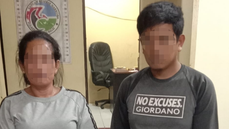 Kompak Jualan Sabu, Ibu dan Anak di Tanjungbalai Ditangkap Polisi