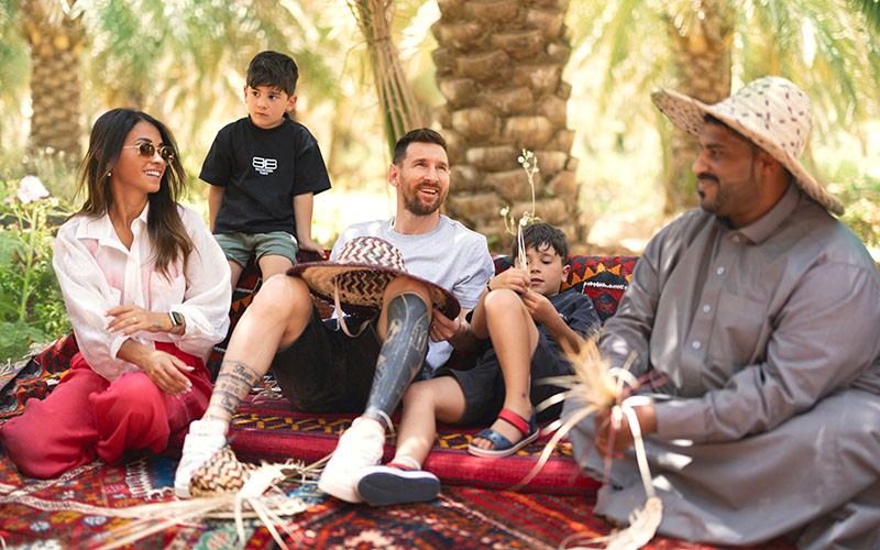 Foto-Foto Lionel Messi Liburan ke Arab Saudi Jadi Duta Pariwisata - Bagian 1