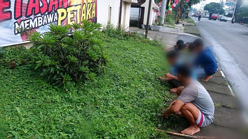 Diduga akan Tawuran, 5 Pelajar Diamankan Polisi di Sruwen Semarang