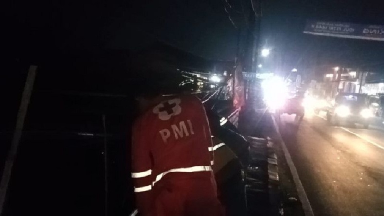 Tali Pengikat Terputus, Pekerja Survei Jembatan Cimahi Terseret Arus Sungai Cimandiri
