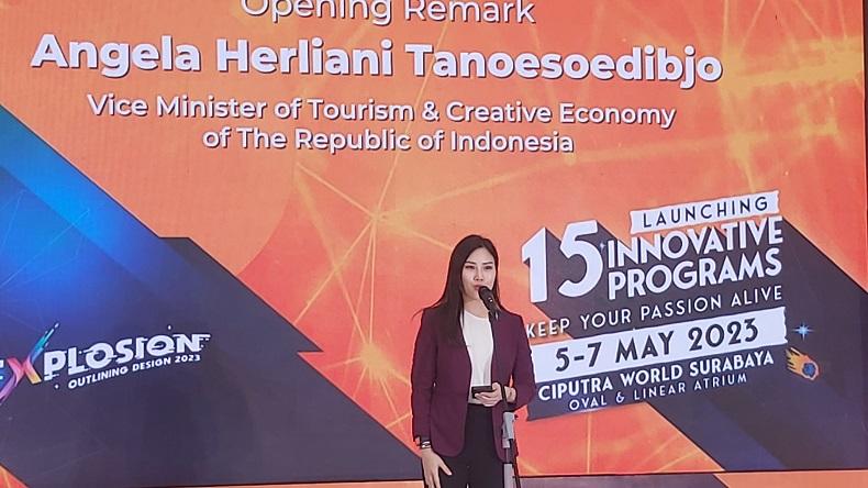 Hadiri Artxplosion, Angela Tanoesoedibjo Tekankan Peran Penting Anak Muda di Industri Kreatif
