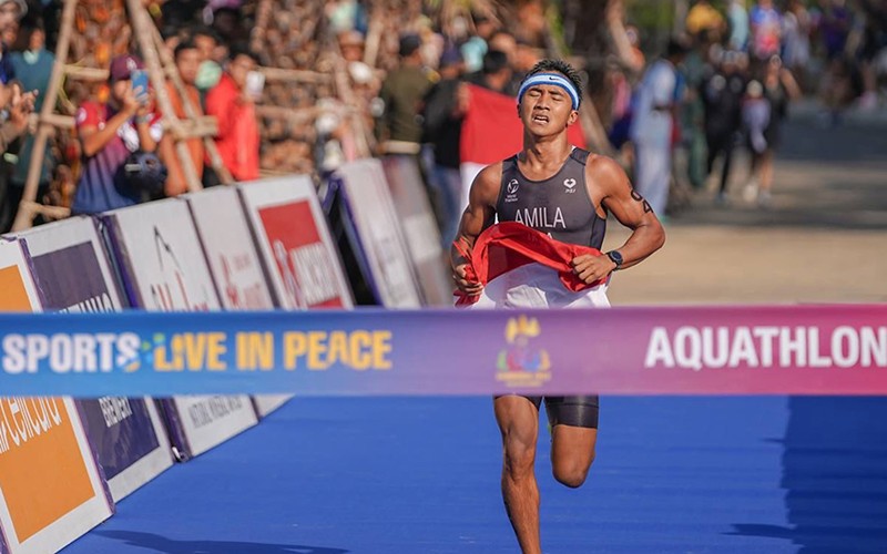 Atlet Aquathlon Sumbang Medali Emas Pertama SEA Games 2023 untuk Indonesia - Bagian 1
