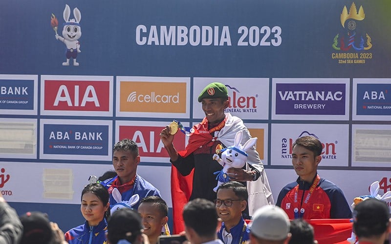 Agus Prayogo, Prajurit TNI Raih Medali Emas Marathon SEA Games 2023  - Bagian 3