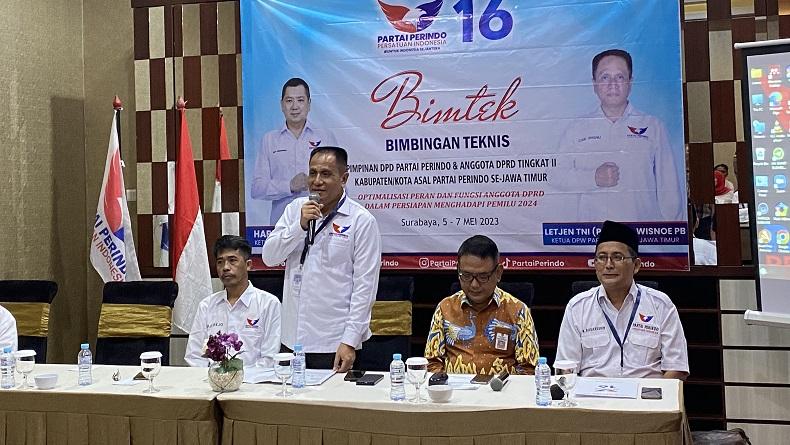 Siapkan Strategi Pemenangan, Para Caleg Partai Perindo Dimatangkan dalam Bimtek