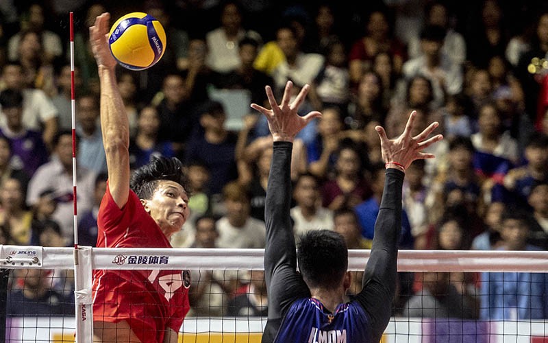 Melihat Smes Keras Farhan Halim Bikin Tim Voli Kamboja Keok - Bagian 1