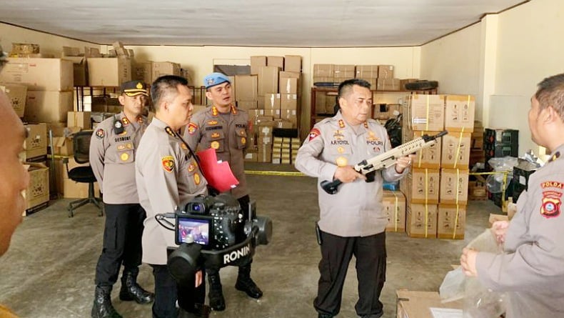 Cek Gudang Senjata Api dan Amunisi, Kapolda Gorontalo Pastikan Berfungsi Baik