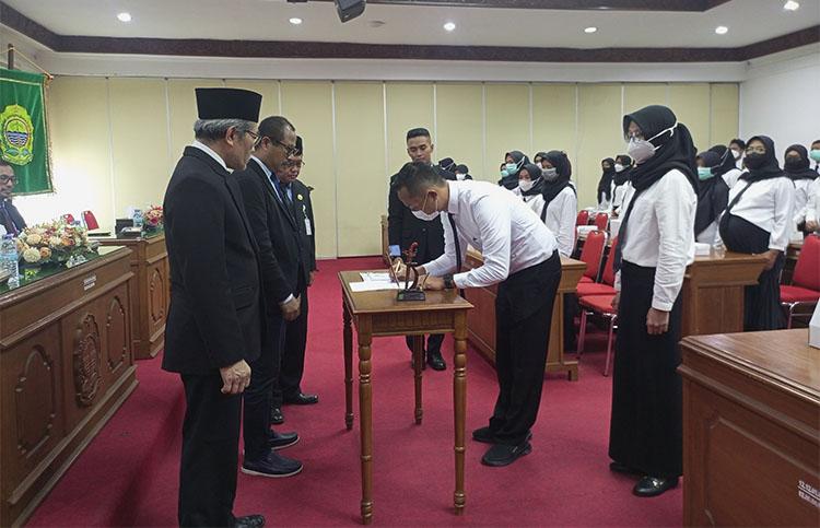 Angkat 99 PPPK Kesehatan, Bupati Bantul Minta Pegawai Profesional dalam Bekerja