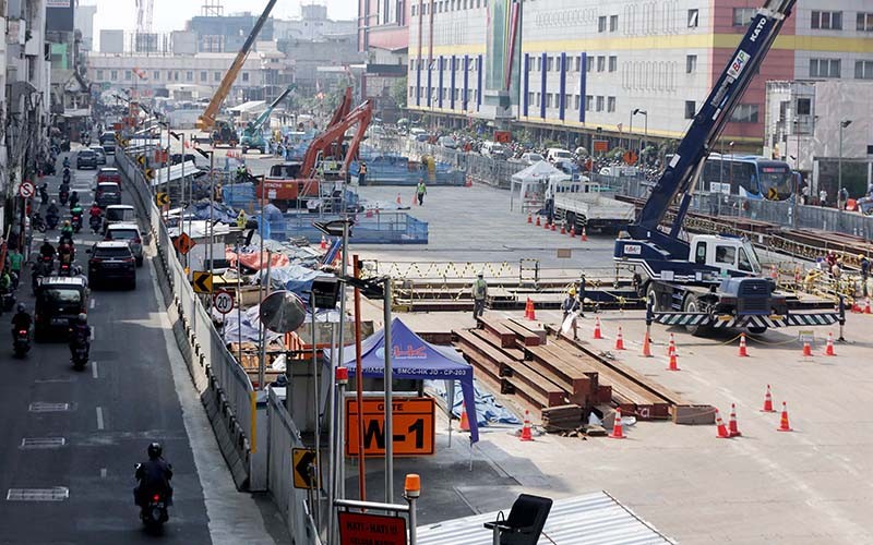Progres Pembangunan Proyek MRT Jakarta Fase 2A  - Bagian 3
