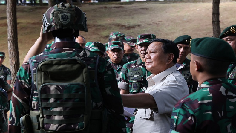 Menhan Parbowo Sambangi Batalyon Infanteri 330 Cicalengka Bandung, Ini Pesannya 