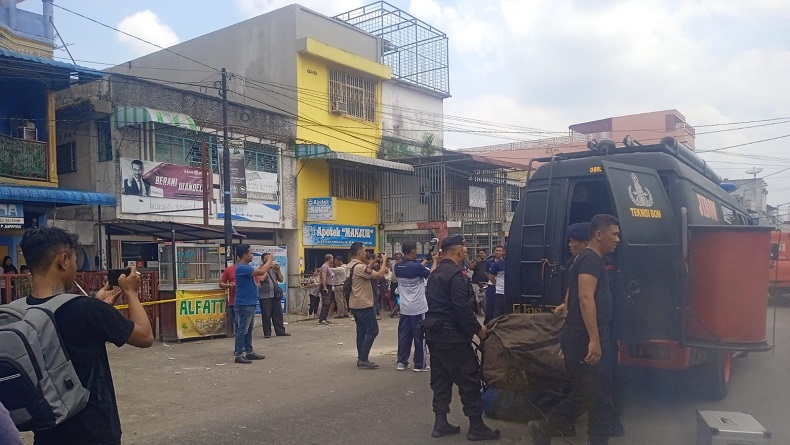 OTK Teror Lempar Benda Mirip Bom di Pematangsiantar