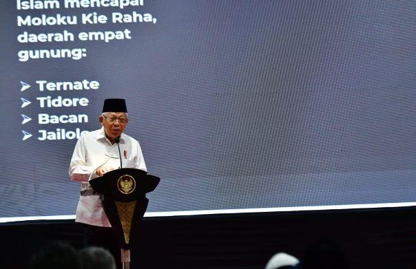 Wapres Ma’ruf Amin Sebut Program Tekad Dukung Revitalisasi Jalur Rempah Maluku Utara 