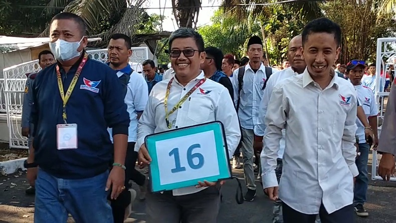 DPD Partai Perindo Indramayu Daftarkan 50 Bacaleg, Target Raih 2 Digit Kursi Legislatif 