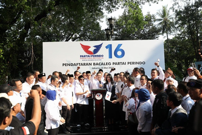 Ketum Partai Perindo Hary Tanoe Pidato Politik di Taman Suropati - Bagian 1