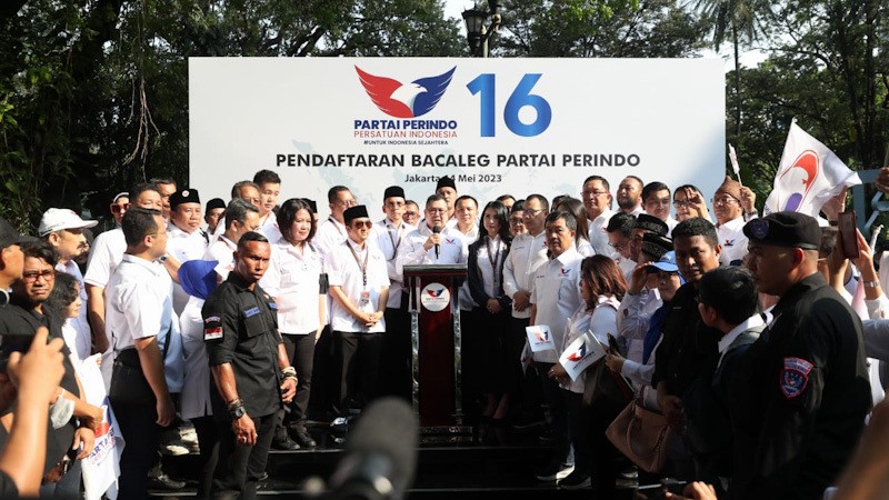 Ketum Partai Perindo Hary Tanoe Pidato Politik di Taman Suropati - Bagian 3