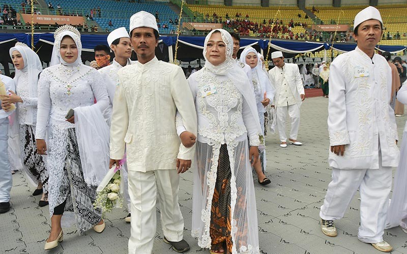 300 Pasangan Nikah Massal di Bekasi - Bagian 2