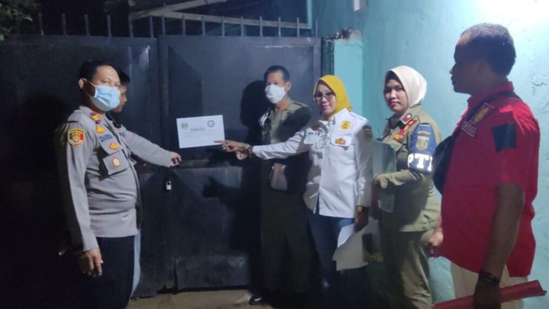 Tak Berizin, 7 Tempat Karaoke di Lampung Tengah Disegel Petugas