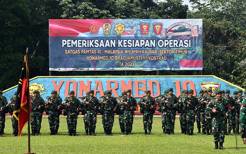 350 Prajurit TNI Berangkat ke Kalbar Amankan Perbatasan RI-Malaysia - Bagian 3